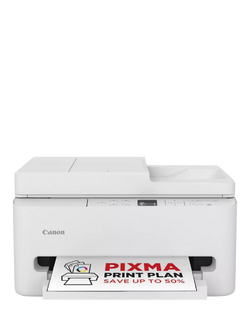Canon PIXMA TS7550i Wireless Wi-Fi Colour 3-in-1 Inkjet Photo Printer, White, White