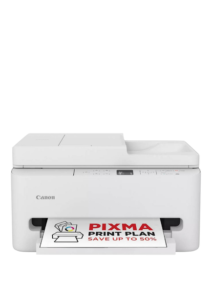 Canon PIXMA TS7550i Wireless Wi-Fi Colour 3-in-1 Inkjet Photo Printer, White, White