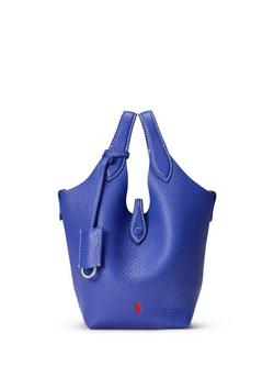 Polo Ralph Lauren Polo Play Small Leather Crossbody Tote Bag, Jellyfish