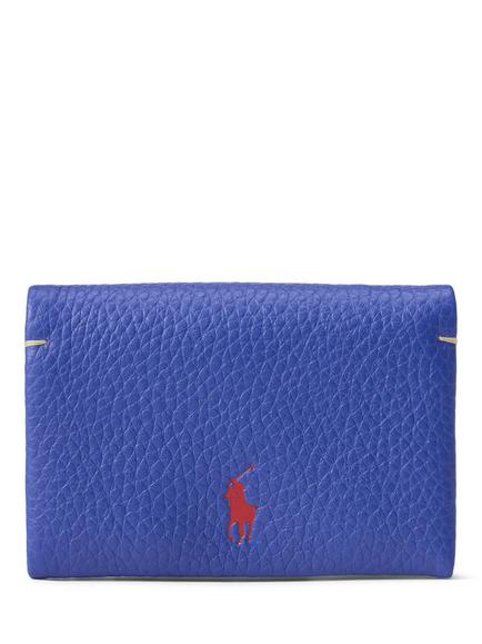 Ralph Lauren Polo Play Leather Snap Card Case, Jellyfish