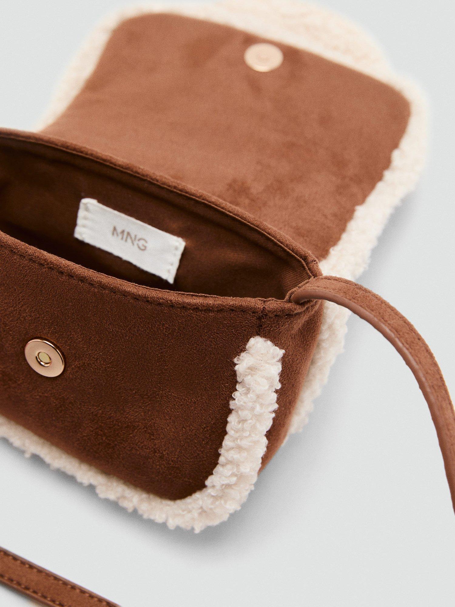 Product image 3 of 4, which shows Mango Kids' Anna Bunny Crossbody Bag, Medium Brown