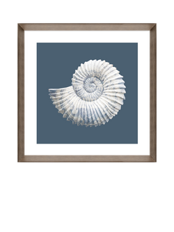 Brookpace Lascelles 'Coastal' Framed Prints, Set of 2, 44 x 44cm, Blue - view 2, Blue