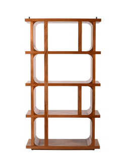 Flitzroy Arcadia Shelving Unit, Light Brown - view 2, Light Brown