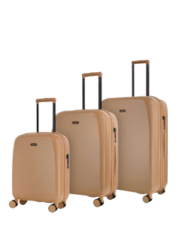 Rock Gelato 8-Wheel Suitcase Set, 3 Piece, Chocolate