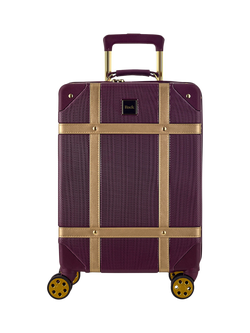 Rock Vintage 8-Wheel 55cm Cabin Case - view 2, Fig/Gold