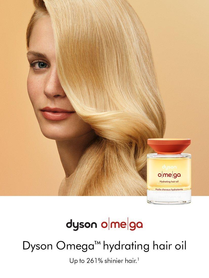Product image 2 of 5, which shows Dyson Omega Hair Oil, 30ml