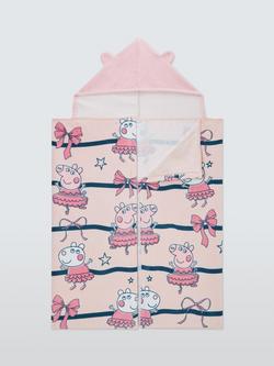 Brand Threads Peppa Pig Hooded Towel, Multi
