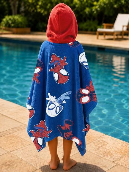 Spidey And His Amazing Friends Hooded Towel - view 2, Multi