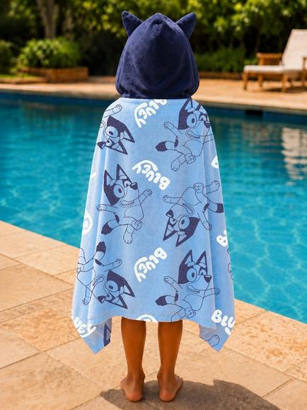 Brand Threads Bluey Hooded Towel - view 2, Multi