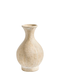 Pottery Barn Artisan Studio Earthenware Bud Vase, Natural
