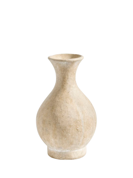 Pottery Barn Artisan Studio Earthenware Bud Vase, Natural, Natural