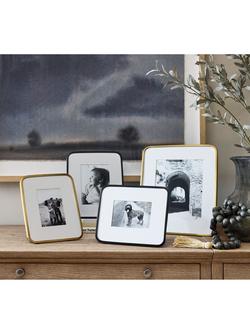 Pottery Barn Radius Photo Frame & Mount, Brass - view 2, Brass