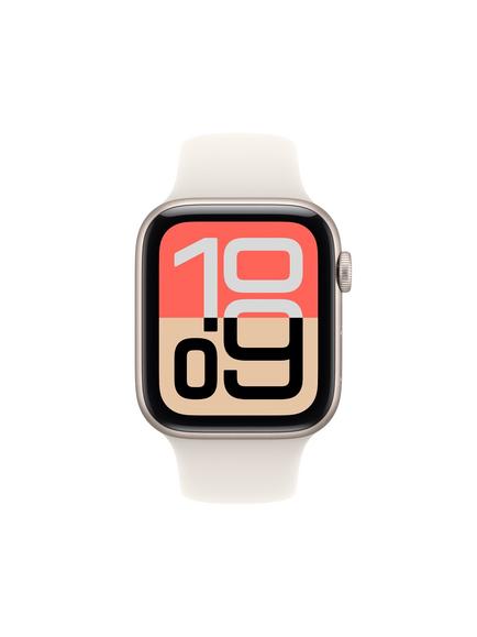 Apple Watch SE 3 GPS + Cellular, 44mm, Sport Band - view 2, Starlight