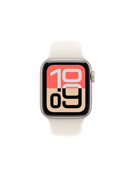 Apple Watch SE 3 GPS + Cellular, 40mm, Sport Band - view 2, Starlight