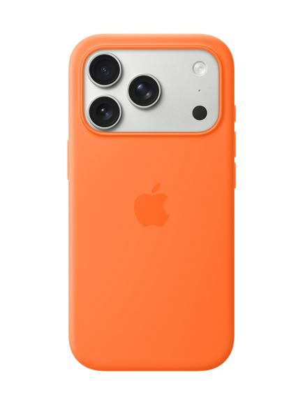 Apple iPhone 17 Pro Silicone Case with MagSafe, Orange