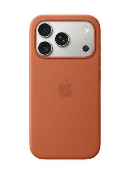 Apple iPhone 17 Pro Silicone Case with MagSafe, Terra Cotta