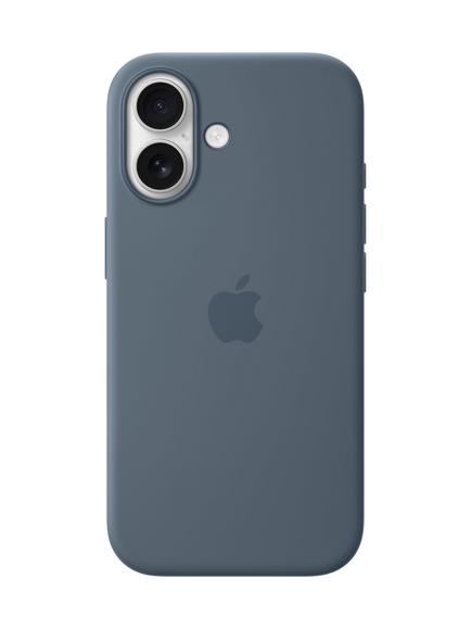 Apple iPhone 17 Silicone Case with MagSafe, Anchor Blue