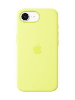 Apple iPhone 16e Silicone Case, Neon Yellow