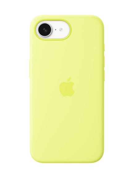 Apple iPhone 16e Silicone Case, Neon Yellow