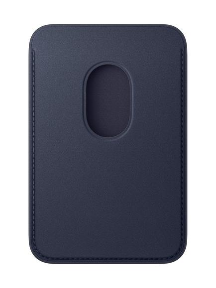 Apple iPhone FineWoven Wallet with MagSafe - view 2, Navy