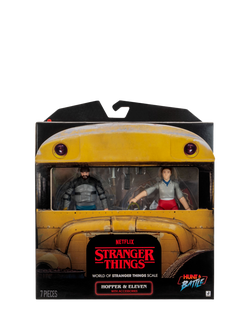 Stranger Things Jim Hopper & Eleven Action Figure Set, Multi