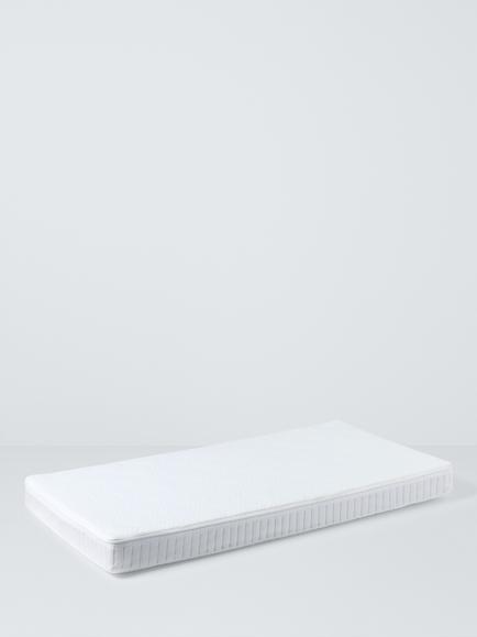 John Lewis Classic Spring Cot Mattress, 120 x 60cm, White