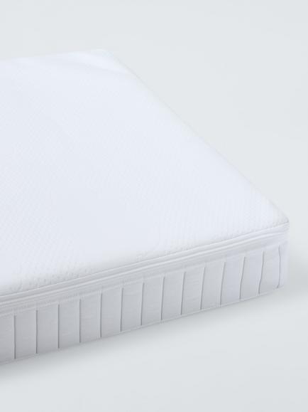 John Lewis Pocket Spring Cot Mattress, 120 x 60cm - view 2, White