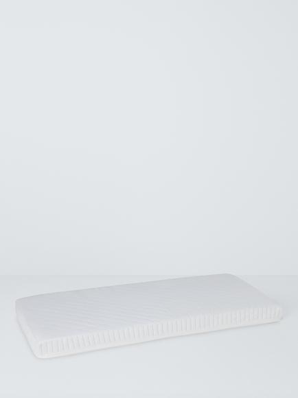 John Lewis Pocket Sprong Cotbed Mattress, White