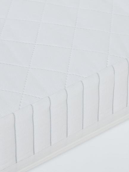 John Lewis Pocket Sprong Cotbed Mattress - view 2, White