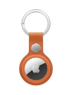 Apple AirTag FineWoven Keyring (2025), Fox Orange