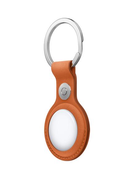 Apple AirTag FineWoven Keyring (2025) - view 2, Fox Orange