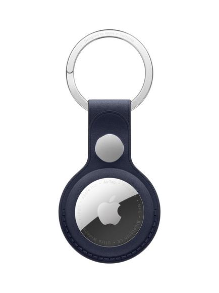 Apple AirTag FineWoven Keyring (2025), Navy