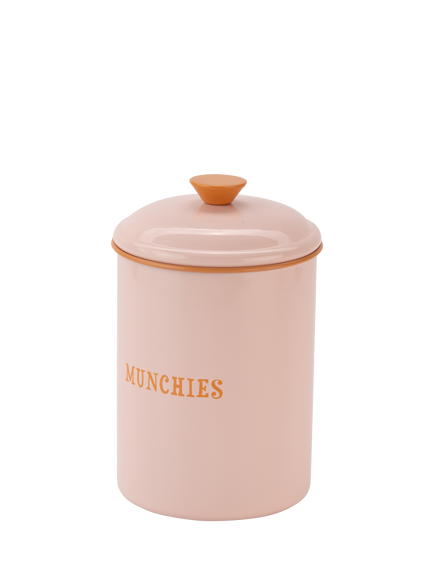 Yvonne Ellen 'Munchies' Tin Storage Canister, 2.3L, Pink - view 2, Multi