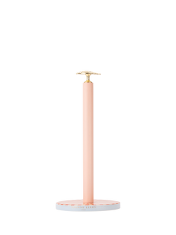 Yvonne Ellen Shell Kitchen Towel Holder, Pink/Gold - view 2, Multi