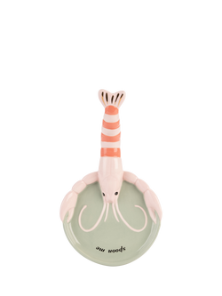 Yvonne Ellen Lobster Stoneware Spoon Rest, Pink, Multi