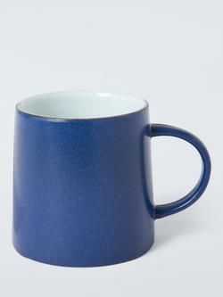 John Lewis Potters Stoneware Mug, 380ml, Indigo, Indigo