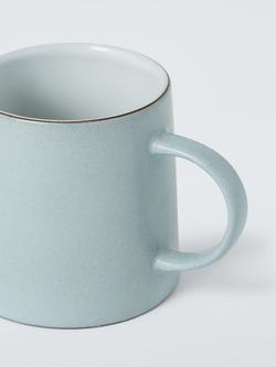 John Lewis Potters Stoneware Mug, 380ml, Nordic Blue - view 2, Nordic Blue