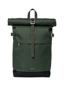 Sandqvist Icon Rolltop Backpack, Multi Olive, Multi Olive
