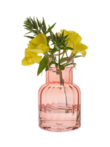 Dartington Crystal Jones Glass Vase, H15cm, Russet - view 2, Russet