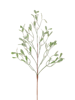 Floralsilk Artificial Mistletoe Spray, 60cm, Green, Multi
