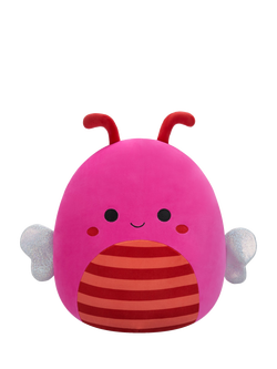Squishmallows Mara Hot Pink Bee 12" Plush Soft Toy, Multi