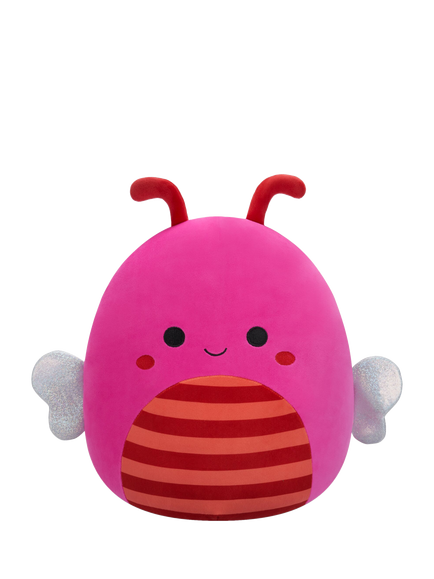 Squishmallows Mara Hot Pink Bee 12" Plush Soft Toy, Multi