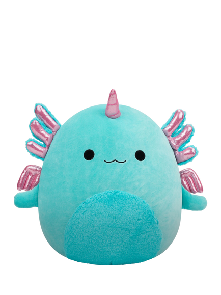 Squishmallows Bellamy Teal Axolotl 16" Plush Soft Toy, Multi