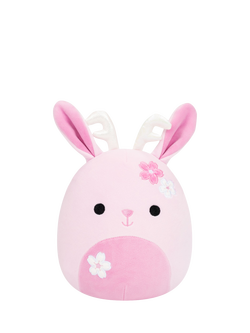 Squishmallows Akiyo the Jackalope 7.5" Plush Soft Toy, Pink, Multi