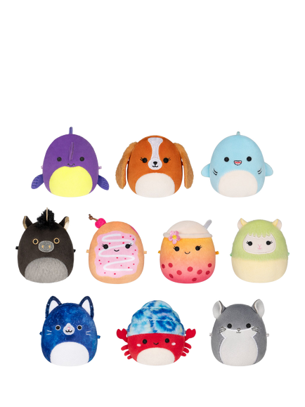 Micromallows 2.5" Plush Soft Toys, Pack of 10 - view 2, Multi