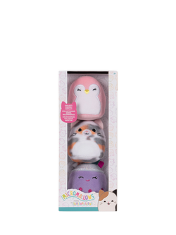 Micromallows 2.5" Plush Soft Toys, Pack of 3, Multi