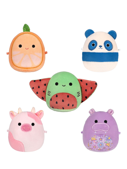 Micromallows 2.5" Plush Soft Toys, Pack of 5 - view 2, Multi