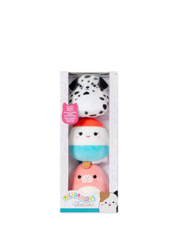 Micromallows 2.5" Plush Sotf Toys, Pack of 3, Multi
