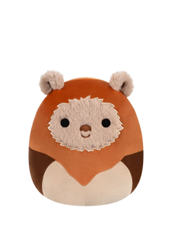 Star Wars Ewok Squishmallows 8" Plush Soft Toy, Brown, Multi