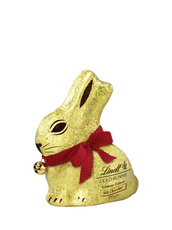 Lindt Milk Chocolate Glamour Gold Bunny, 200g, Multi